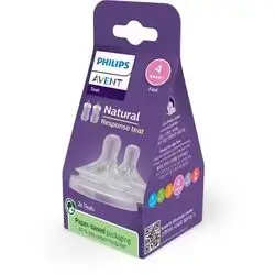 Philips Avent 2 Teats Natural Response 4 Fast