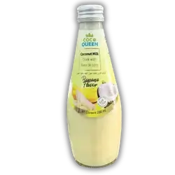 Coco Queen Coconut Milk Banana Glass 290 ml