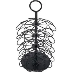 Coffee Capsule Carousel Stand – Black