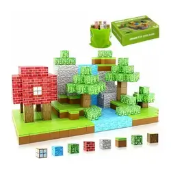 Minecraft Magnetic Building Garden Forest 100pcs