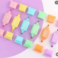Small Highlighters Set 6 Pcs