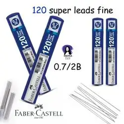 120 super fine leads pencil 0.7mm 2B