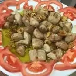 Sheep Eggs With Fried Mushrooms