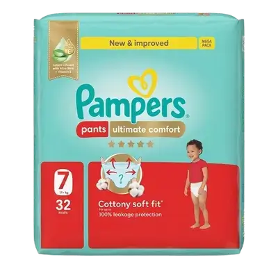 Pampers Pants Ultimate Comfort (7) 17+ Kg 32 Pants