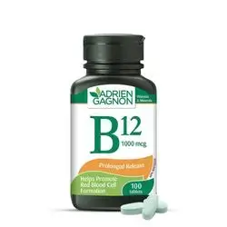 adrien gagnon vitamin b12- prolonged release -30tabs