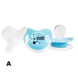 Orthodontic Silicone Pacifier (+6) - Blue