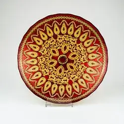 Red Mansaf Plate, 33 Cm