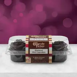 Blackout mini cupcake