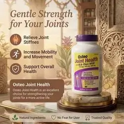 Osteo Joint Health with GLS 750mg · Chon 200mg · MSM 300mg webber naturals (80 caplets)