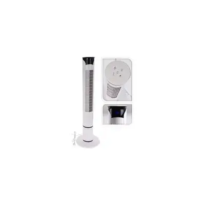 Tower Fan With Remote Control 45W White 100Cm