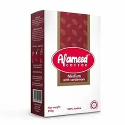 Alameed coffee Medium with cardamom 225 g