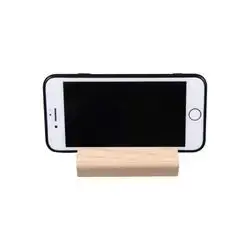 Wooden Phone Holder Patterned