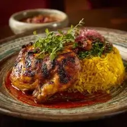 Grilled Chicken with Rice