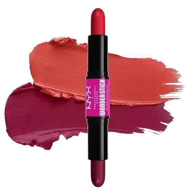 Wonder Stick Dual-Ended Cream Blush Stick 05 BRIGHT AMBER + FUCHSIA 2×4g _ NYX PROFESSIONAL MAKEUP