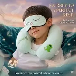 Checkered Travel Neck Pillow