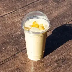 Banana & Milk Cocktail + Mango