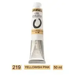 (219) (YELLOWISH PINK) OIL COLOR-Maries 50ML
