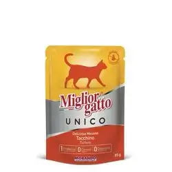 Italy Migilor Gatto Cat Adult Turkey 85G