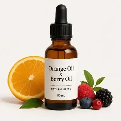 Orange Oil With Red Berry Oil