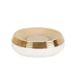 Lucas Gold Soap Dish Ceramic