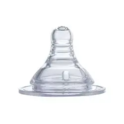 Wide Neck Silicone Nipple (2Pcs) (+6)