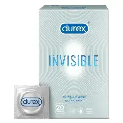 Durex Invisible Extra Thin - 20 Condoms
