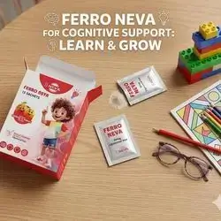 Name: Ferro Neva 30mg of liposomal iron (15 Buccal Sachets)