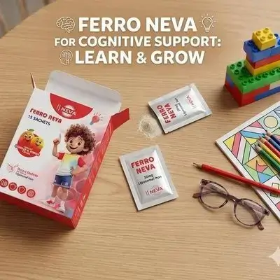 Name: Ferro Neva 30mg of liposomal iron (15 Buccal Sachets)