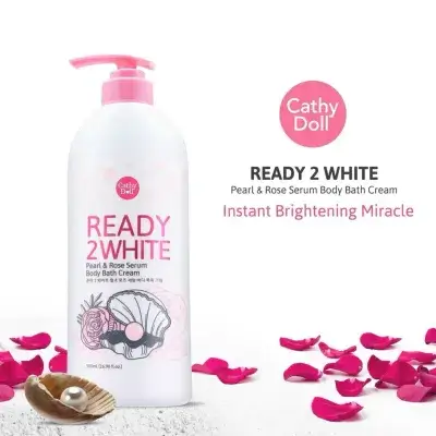 Cathy Doll Ready2White Body Bath Cream (Body Wash) 500ML| كاتي دول غسول مبيض للجسم