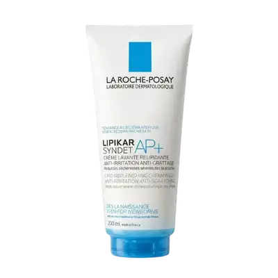 LIPIKAR Syndet AP+ Lipid Replenishing Cream Wash Anti-Irritation Anti-Scratching 200ml _ LA ROCHE-POSAY