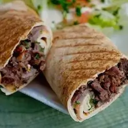 Chicken Shawarma In Lebanese bread