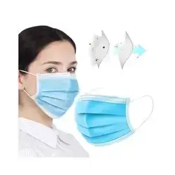 3-Layer Disposable Face Mask Blue 50 Pieces