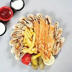 Small Arabic Shawarma Plate 12 Pieces
