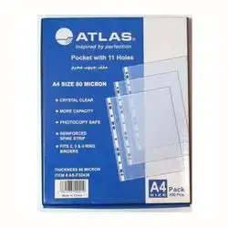 Clear Sheet protechter Atlas -A4 Size-100 Sheet