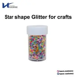 star shape glitter, for hand made,1puck