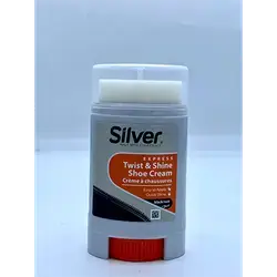 Silver Shoe Polish – Black