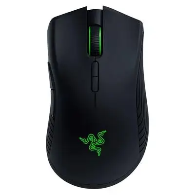 Razer Mamba Wireless Gaming Mouse: 16,000 DPI Optical Sensor - Chroma RGB Lighting - 7 Programmable Buttons - Mechanical Switches - Up to 50 Hr Battery Life (OPEN BOX)