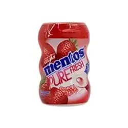 Mentos Pure Fresh Strawberry Flavor Chewing Gum 10 Pieces