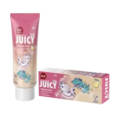 Juicy Lab Pear Flavor Kids 3+ Years Toothpaste 55ml _ SPLAT
