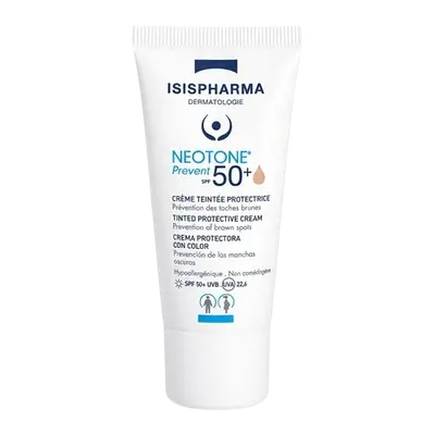 NEOTONE Prevent SPF50+ Mineral Light Tinted Protective Cream 30ml _ ISISPHARMA