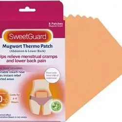 mugwort thermo patch 8 for menstrual pain relief period pain relief and back pain 