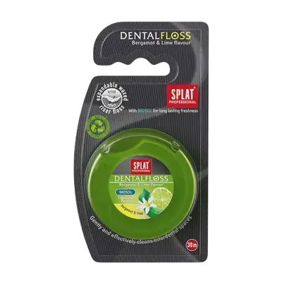Dental Floss Biosol Bergamot & Lime 30m _ SPLAT