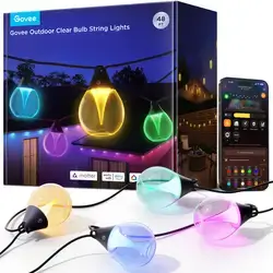 Govee Outdoor Clear Bulb String Lights - H7025CB1