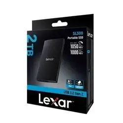 Lexar 2TB SL300 USB 3.2 Gen 2 Type-C Portable SSD