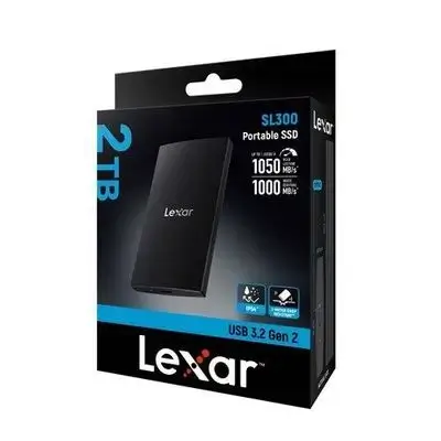 Lexar 2TB SL300 USB 3.2 Gen 2 Type-C Portable SSD