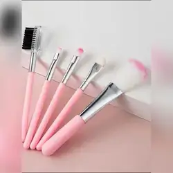 SHEIN 5 Pieces/Set Soft Bristle Makeup Brushes