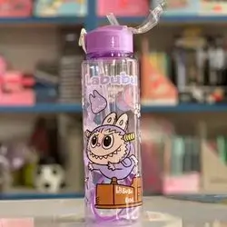 Labubu design plastic water bottle