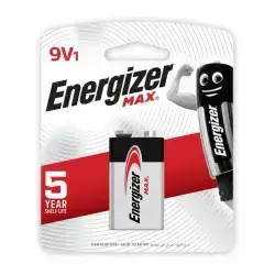Energizer Max 9V1 Alkaline Battery 1 piece