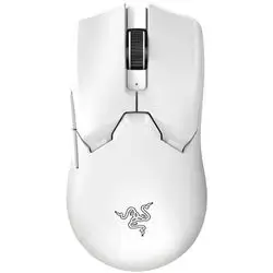 Razer Viper V2 Pro HyperSpeed Wireless Gaming Mouse: 59g Ultra-Lightweight - Optical Switches Gen-3-30K Optical Sensor - On-Mouse DPI Controls - 90hr Battery - USB Type C Cable Included - White (open box)
