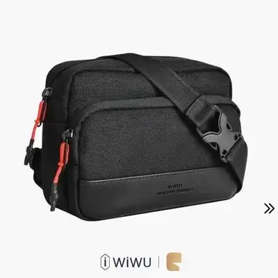 WiWU Essen 2-in-1 Crossbody Waist Bag Water-Resistant Convertible Sling Pack